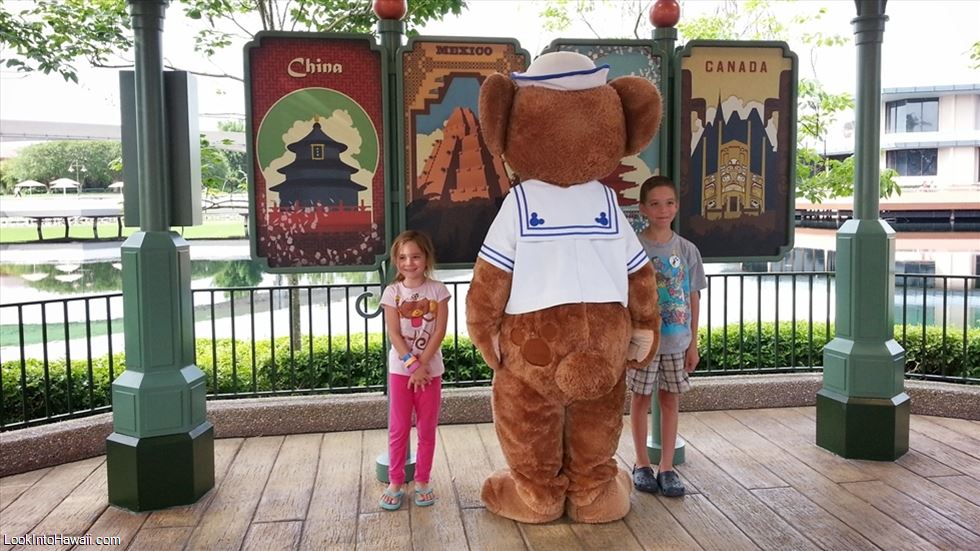 Meet Duffy The Disney Bear Near Showcase Plaza